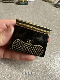 Vintage Rochard Limoges Peint Main France Piano Trinket Box