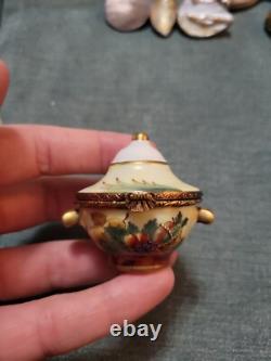 Vintage Rochard Limoges Peint Main Trinket Box