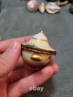Vintage Rochard Limoges Peint Main Trinket Box