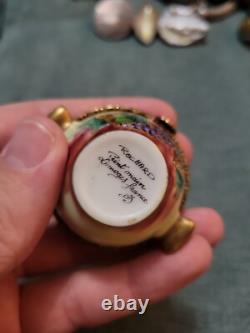 Vintage Rochard Limoges Peint Main Trinket Box