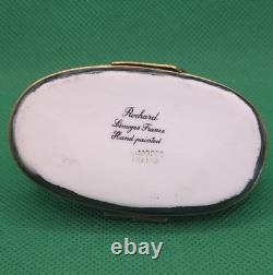 Vintage Rochard Limoges Sinking Titanic Trinket Box Porcelain France