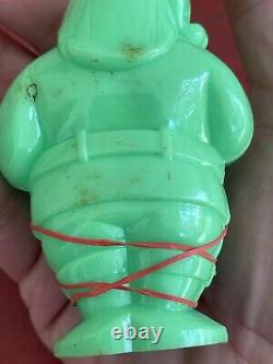 Vintage Rosbro Jadeite Santa Candy Container Original NOS-RARE! Mid Century