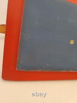 Vintage Rosemaled Wood Box Handmade Hand Painted Duck Decoy Folk Art Norwegian