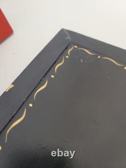 Vintage Rosemaled Wood Box Handmade Hand Painted Duck Decoy Folk Art Norwegian