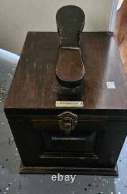 Vintage Rosenthal Truitt Hardwood Shoeshine Box