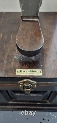 Vintage Rosenthal Truitt Hardwood Shoeshine Box