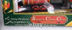 Vintage SANTA'S CHOO CHOO TRAIN Holiday Scene HOLIDAY CREATIONS Orig Box WORKS