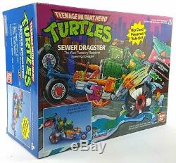 Vintage SEWER DRAGSTER Teenage Mutant Hero Turtles Unopened MISB Boxed Ninja