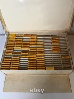 Vintage SUC Rocket Cylinder Crystals with Box