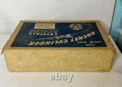 Vintage SUC Rocket Cylinder Crystals with Box