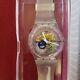 Vintage Swatch Watch Random Ghost Suok111 Never Been Out Of The Box Needs Bat