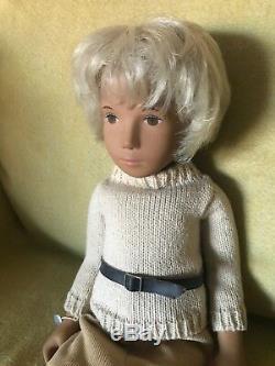 Vintage Sasha Girl Doll Rare Pale Blonde In Original Box