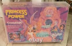 Vintage She-Ra CRYSTAL FALLS Princess of Power, Mattel FACTORY SEALED CAS 75
