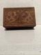 Vintage Sheesham Wood Carved Box Boho Floral Trinket Jewelry Chest Hinged