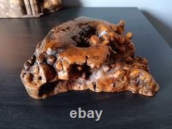 Vintage Signed Don Rupard 14 Piece Burl Wood Puzzle Box