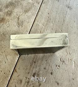 Vintage Silver Hallmarked Trinket Box 1962 RMS Caronia World Cruise (Cunard)