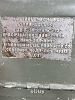 Vintage Simonsen Metal Mechanics Box Class iI, Refurbished