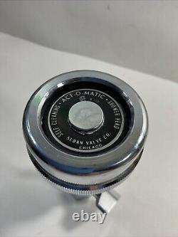 Vintage Sloan Act-O-Matic Chrome Self-Cleaning Shower Head Original Box