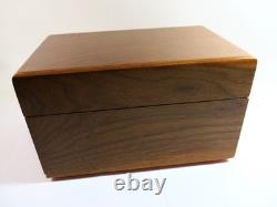 Vintage Stamper Kraft Solid Walnut Rubber Stamp Storage Box Refinished Vintage Stamper Kraft Solid Walnut Rubber Stamp Storage Box Refinished