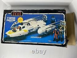 Vintage Star Wars 1983 Kenner ROTJ Y-WING FIGHTER With Box and Insert