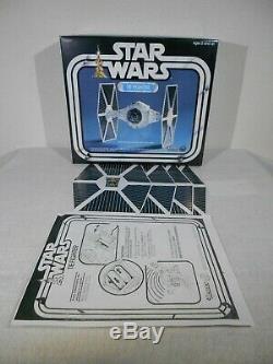 Vintage Star Wars ANH 1978 White TIE Fighter withBox Fully Functional Nice