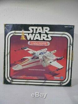 Vintage Star Wars ANH 1978 X-Wing Fighter withBox Clean Fully Functional ^