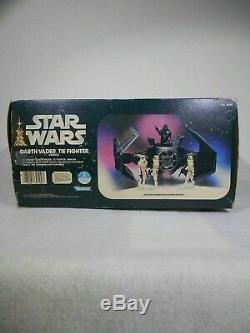 Vintage Star Wars ANH 1979 Darth Vader TIE Fighter withBox Very Nice Kenner^