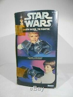 Vintage Star Wars ANH 1979 Darth Vader TIE Fighter withBox Very Nice Kenner^