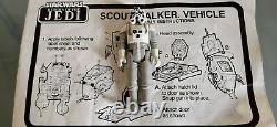Vintage Star Wars AT-ST Scout Walker 1983 & AT-AT Driver Mint Box Palitoy