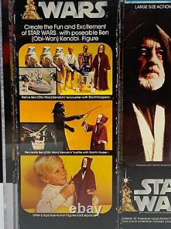 Vintage Star Wars Ben Obi-Wan Kenobi 12inch Kenner 1978 AFA 80 IN BOX QUALIFIED