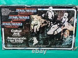 Vintage Star Wars ENDOR CHASE PLAYPACK w box UK Palitoy 1984 POTF