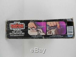 Vintage Star Wars ESB 1981 Snowspeeder withBox Nice Working Light & Sound Kenner