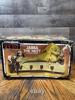 Vintage Star Wars Jabba The Hutt Playset 1983 Kenner ROTJ With Box