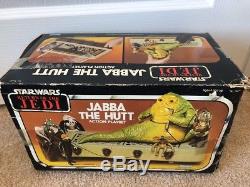 Vintage Star Wars Jabba the Hutt Action Play Set with Box & Instructions 1983