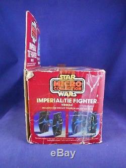 Vintage Star Wars Micro Collection ESB 1982 TIE Fighter Nice withBox, Inst & Pilot