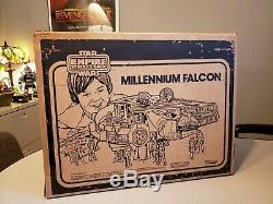 Vintage Star Wars Millennium Falcon Complete with Box works ESB Kenner 1980