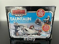 Vintage Star Wars OPEN BELLY TAUNTAUN With Box Mint Condition! White belly