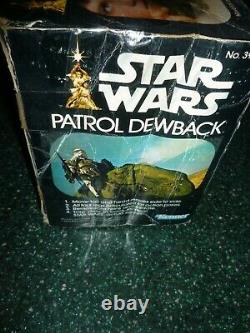 Vintage Star Wars Patrol Dewback in the Original Box