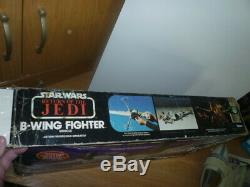 Vintage Star Wars ROTJ B-Wing Fighter in Original Box with Instructions