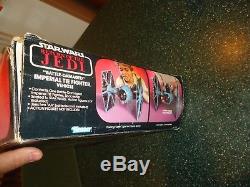Vintage Star Wars ROTJ Battle Damaged Tie Fighter in Original Box