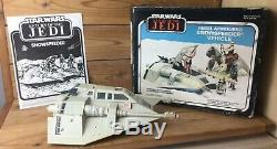 Vintage Star Wars ROTJ Snowspeeder BOXED Palitoy Kenner With Instructions