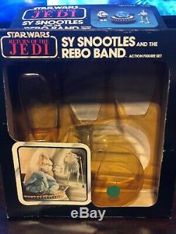 Vintage Star Wars ROTJ Sy Snootles & Max Rebo Band Kenner Complete Original Box