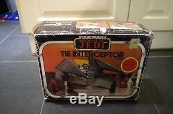Vintage Star Wars ROTJ Trilogo TIE Interceptor Boxed Palitoy