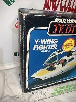 Vintage Star Wars Return of the Jedi ROTJ Y-Wing Fighter Kenner 1983 SEALED