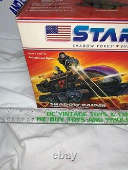 Vintage Starcom Shadow Raider vehicle Battlecron Star Com Factory Sealed box