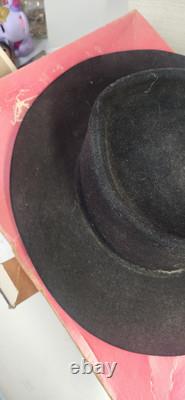 Vintage Stetson Short Brim Cowboy Hat Size 7.5 Original Box