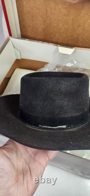 Vintage Stetson Short Brim Cowboy Hat Size 7.5 Original Box