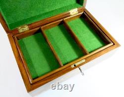 Vintage Storage/Jewelry Box+Tray-Stunning Floral Inlay! Refinished & Restored