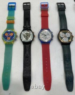 Vintage Swatch Chrono watch Collection Of 13 Pieces