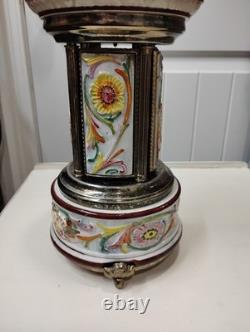 Vintage Swiss Reuge Dancing Ballerina Music Box Carousel Lipstick. Love Story